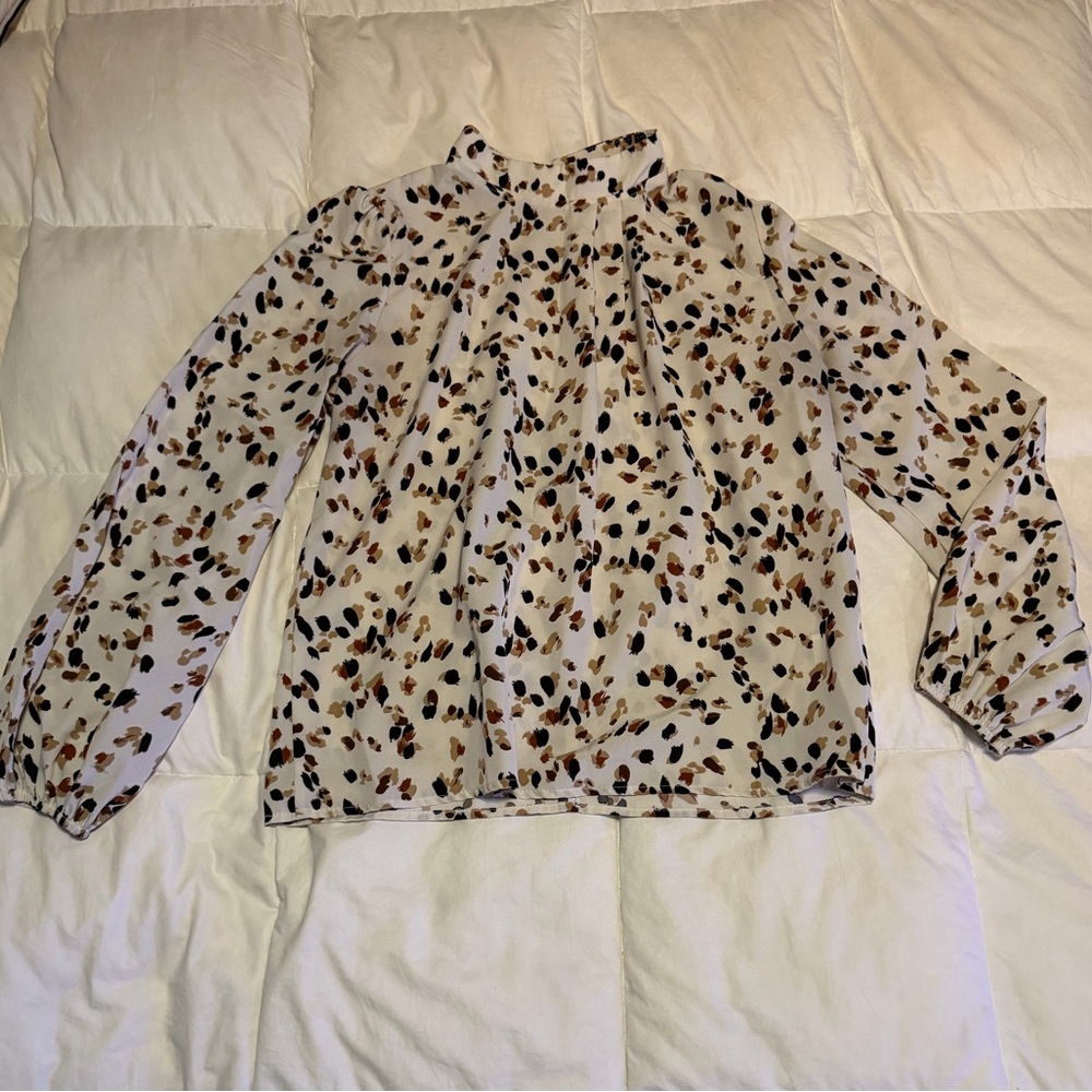 High neck blouse